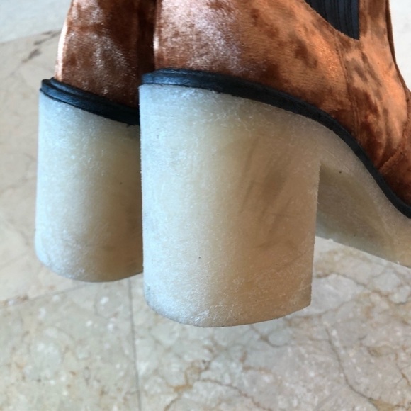 Free People James Chelsea Ankle Velvet Boots - Picture 8 of 16